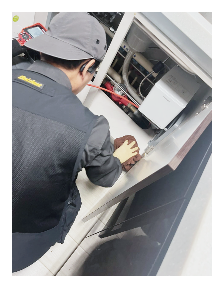 변기막힘 물내림 불량 작업사진